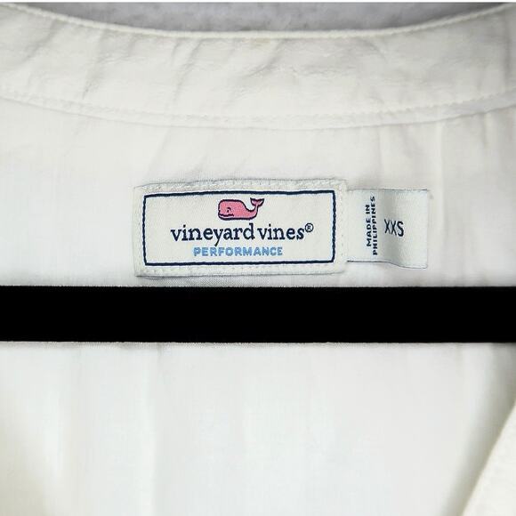 Vineyard Vines White Cotton Casual Dress Womens Size XXS - Picture 3 of 4